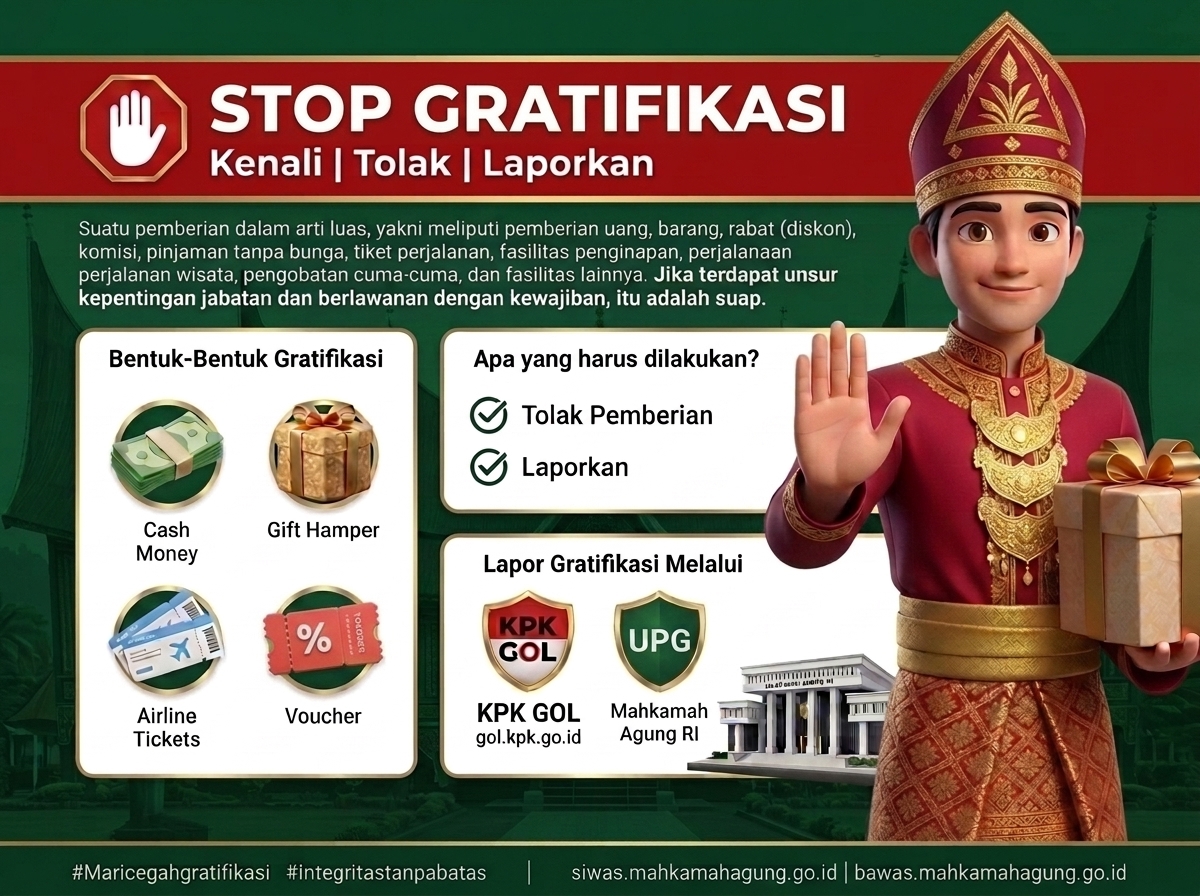 Stop Gratifikasi - PTUN Padang